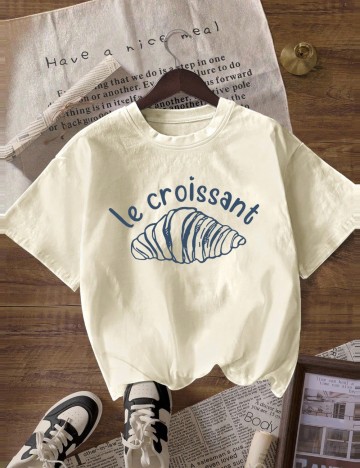 Tricou Shein, crem