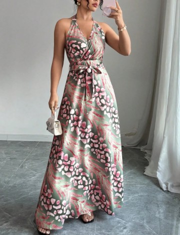 Rochie maxi Shein, mix culori