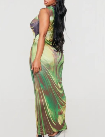 Rochie maxi PRETTYLITTLETHING, mix culori