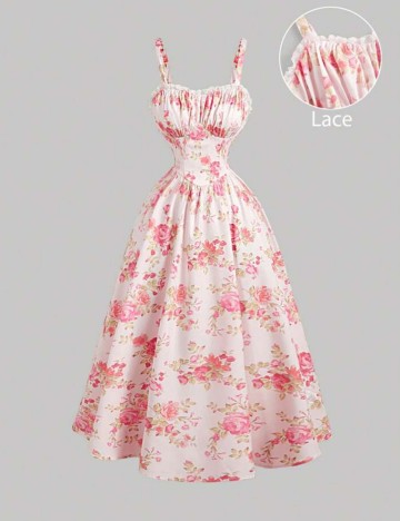 Rochie maxi Shein, mix culori