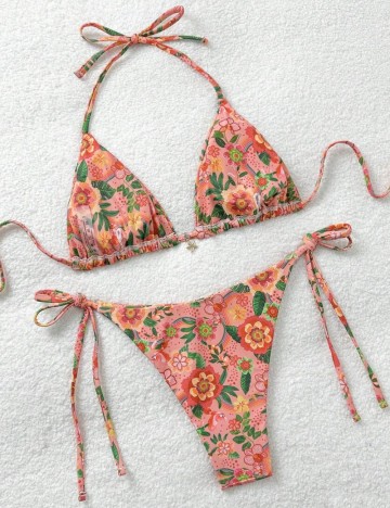 Costum de baie Shein, mix culori