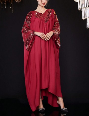Rochie maxi Shein, vișiniu