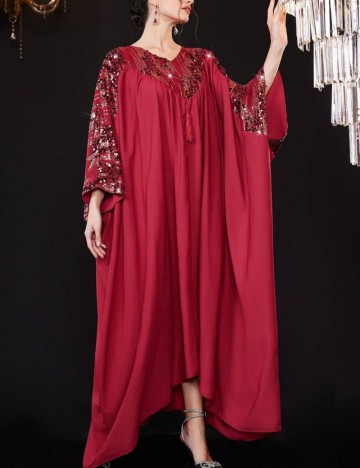 Rochie maxi Shein, vișiniu
