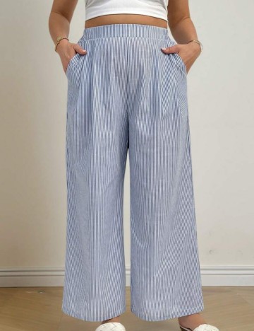 Pantaloni Shein, albastru