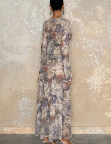 Rochie maxi Shein, mix culori
