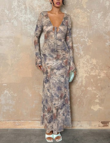 Rochie maxi Shein, mix culori