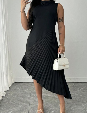 Rochie maxi Shein Curve+, negru