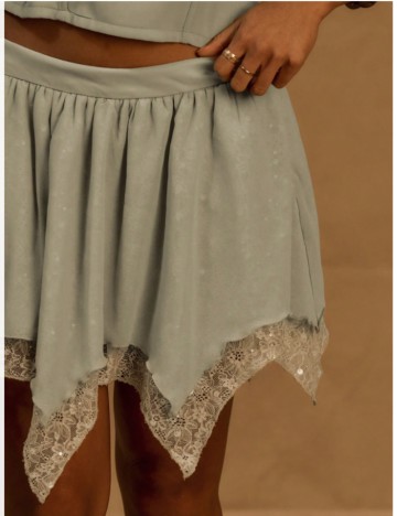 Fustă mini MUSERA by Shein, verde