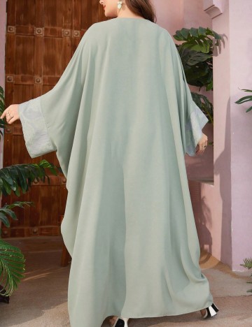 Rochie maxi Shein Curve+, verde