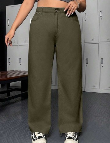 Jeans Shein Curve+, kaki