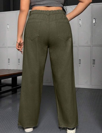 Jeans Shein Curve+, kaki