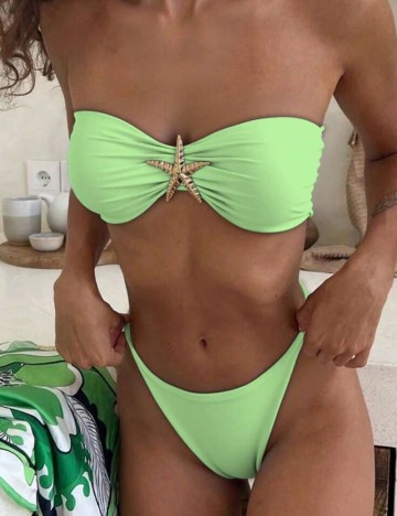 Costum de baie Shein, verde