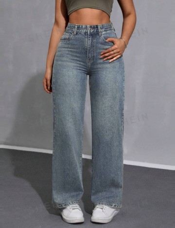 Jeans Shein, albastru