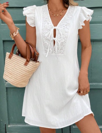 Rochie mini Shein, alb