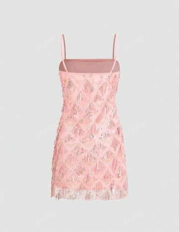 Rochie midi Shein, roz