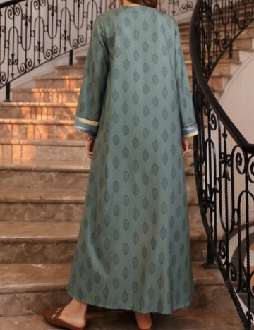 Rochie maxi Shein, verde