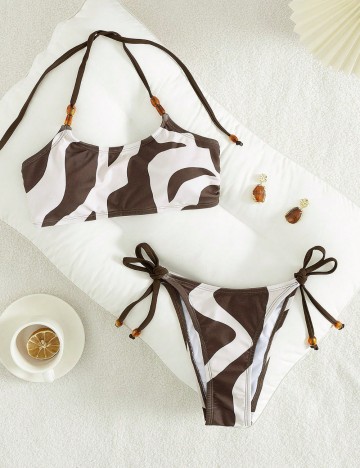 Costum de baie Shein, mix culori
