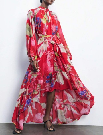 Rochie maxi Shein, mix culori