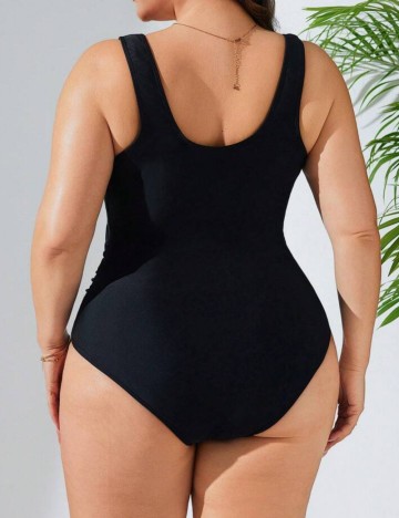 Costum de baie întreg Shein Curve+, negru