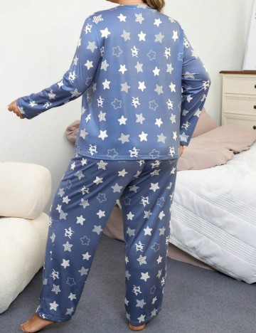 Pijamale Shein Curve+, mix culori
