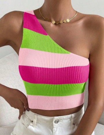Top Shein, mix culori