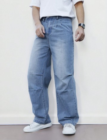 Jeans Shein, albastru