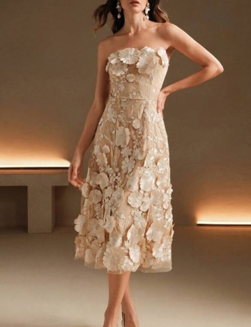 Rochie maxi Shein, bej