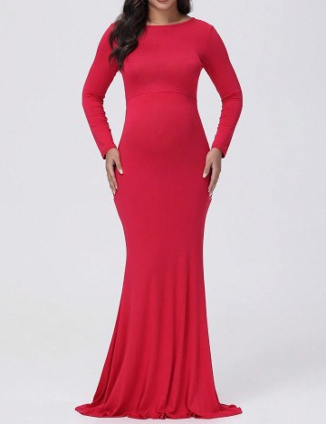 Rochie maxi Shein, roșu