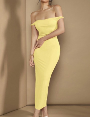 Rochie maxi Shein, galben