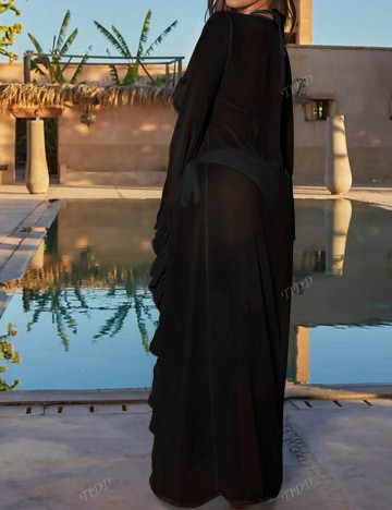 Cardigan de plajă Shein, negru