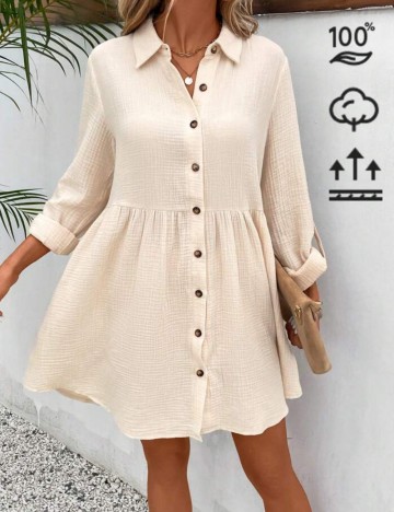 Rochie mini Shein, crem