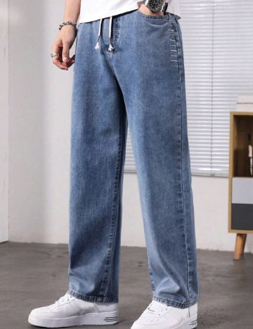 Jeans Shein, albastru