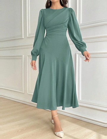Rochie midi Shein, verde
