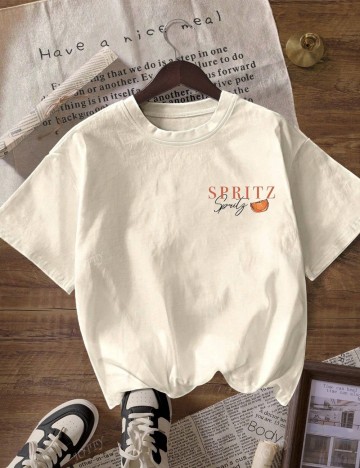 Tricou Shein, crem