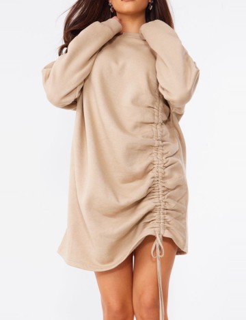 Rochie mini PRETTYLITTLETHING, bej