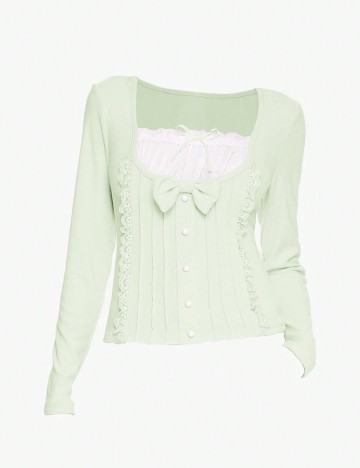 Bluză Romwe by Shein, verde