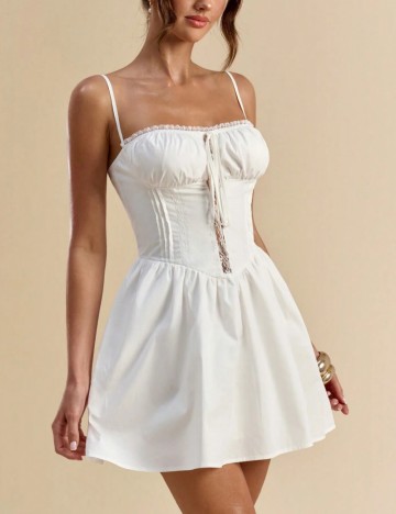 Rochie mini Shein, alb