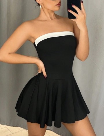 Salopetă scurtă Shein, negru