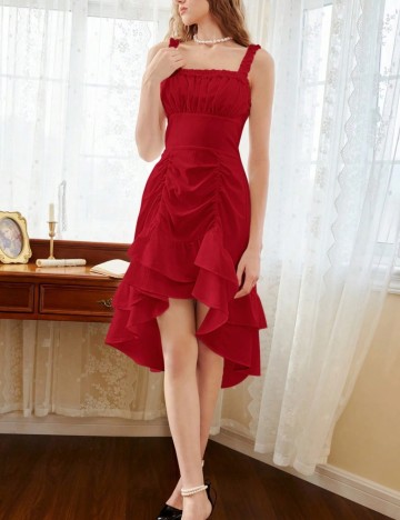 Rochie midi Shein, roșu