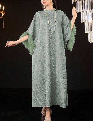 Rochie maxi Shein, verde