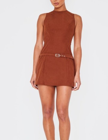 Rochie mini PRETTYLITTLETHING, maro
