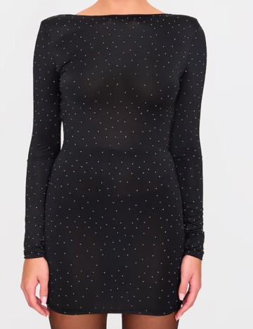 Rochie mini PRETTYLITTLETHING, negru
