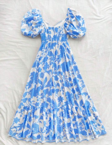 Rochie maxi Shein, mix culori