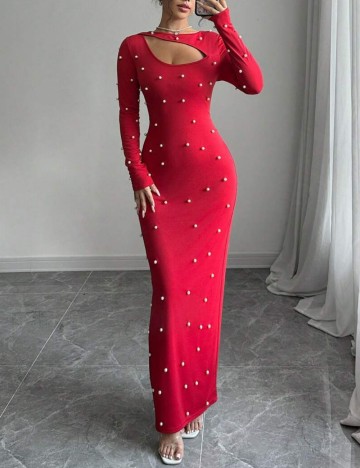 Rochie maxi Shein, roșu