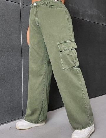 Jeans Shein Curve+, verde
