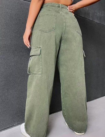 Jeans Shein Curve+, verde