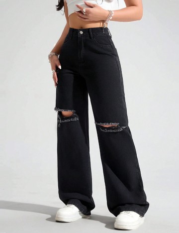 Jeans Shein, negru