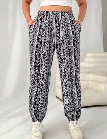 Pantaloni Shein Curve+, mix culori