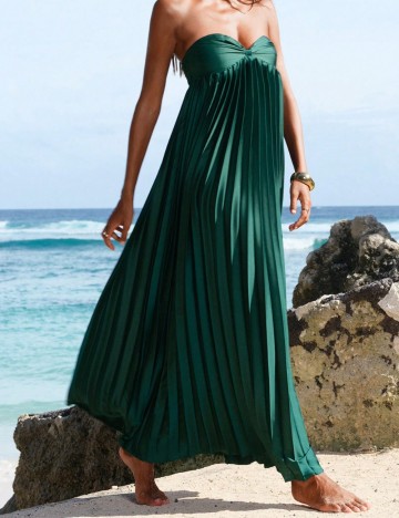 Rochie maxi Shein, verde