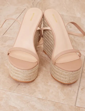 Espadrile PRETTYLITTLETHING, bej